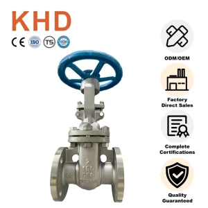 304 316 Stainless Steel Flange Gate Valve CF8 Corrosion Resistant Api 2 Inch Metal Seated Gate Valve