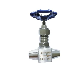 304 316 Stainless Steel J61Y High-Temperature Pressure Stop Valve Butt-Welding Needle Valve DN6