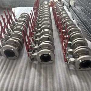 304 316 Stainless Steel Worm Gear Drive Flange Butterfly Valve Corrosion Resistant Industrial Food Grade Certified ON OFF