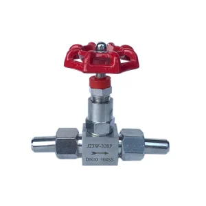 304 J23W 160P Stainless Steel Needle Valve with Internal Teeth Welded with External Thread Globe Valve Price List
