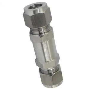 304 SS High Pressure Inline Double Ferrule Spring Check Valve