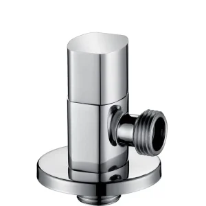 304 Stainless Steel 1/2″ Bathroom Water Stop Angle Valve Chrome Finish