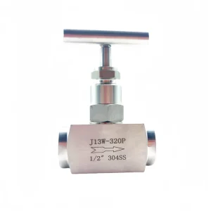 304 Stainless Steel 1/8″ 1/4″ 3/8″ 1/2″ 3/4″ 1″ BSPT Female Thread High-Pressure Flow Control Shut-Off Needle Valve