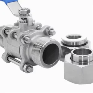 304 Stainless Steel 2-Piece 3-Piece Ball Valve Male Thread Q21F-16P Full Bore High Temperature Resistant Steam Valve