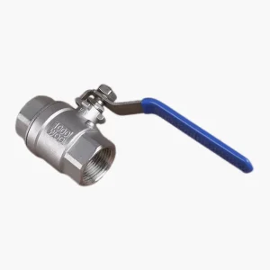 304 Stainless Steel 2PC Manual Ball Valve Two Piece with Internal Thread DN15 for Water Gas Acid Oil Media OEM Customizable