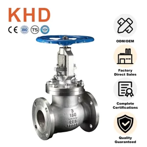 304 Stainless Steel 3 Inch Flanged Manual Globe Valve for Industrial Piping Control Systems