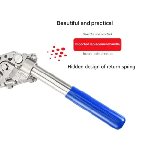 304 Stainless Steel Ball Valve with Spring loaded Automatic Reset Switch Handle and Three piece Internal Thread Valve