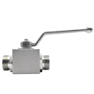 304 Stainless Steel Carbon Steel High Pressure Male Thread 2 Way Ball Valve