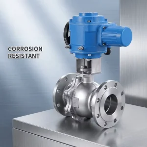 304 Stainless Steel Cast Steel IP68 Water Medium Temperature General Application Electric Ball Valve
