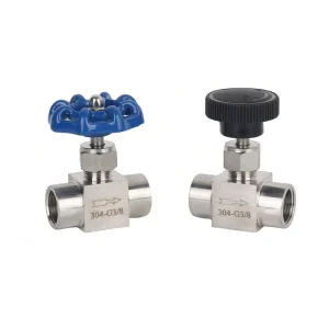 304 Stainless Steel Female-Threaded Straight-Through Needle Valve