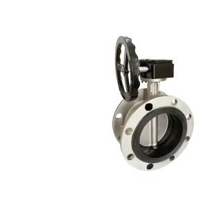 304 Stainless Steel Flange Butterfly Valve Handle Manual Thin Light Body for Chemical Industry