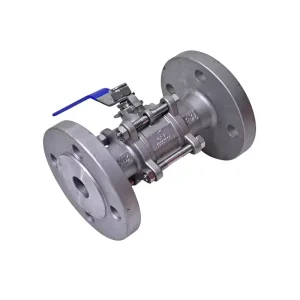 304 Stainless Steel Flanged Ball Valve Manual DN15 to DN50 for Water Gas Oil ODM OEM Flanged Ball Valve