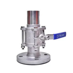 304 Stainless Steel Flanged Ball Valve Manual DN25 DN50 OEM Custom Base for Industrial Piping System
