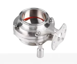 304 Stainless Steel High Platform Quick Install Butterfly Valve Pneumatic Clamp Type Quick Install Chuck with Bracket