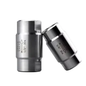 304 Stainless Steel High Pressure One Way Check Valve 1/8″ 1/4″ 3/8″ 1/2″ 3/4″ 1″ Female Thread Check Valve