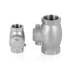 304 Stainless Steel Horizontal Check Valve Internal Thread Swing Corrosion Resistant Shutoff Water 1 Warranty OEM ODM