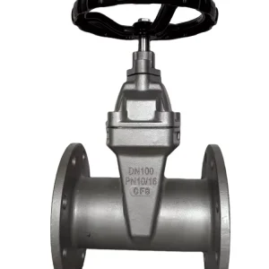 304 Stainless Steel Manual Gate Valve with Soft Seal Flange Concealed Stem