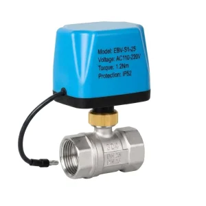 304 Stainless Steel Motorized Ball Valve 2 Wire 1 Control Normally Closed AC220V Solenoid Shutoff Water Valve for Solar