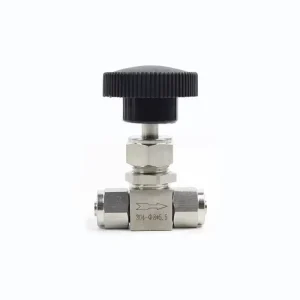 304 Stainless Steel Quick Connect Needle Valve Air Tube Flow Control Valve