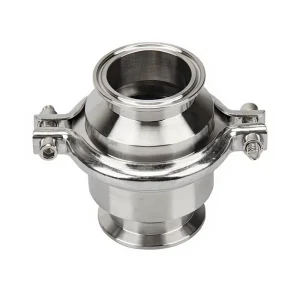 304 Stainless Steel Quick Loading Sanitary Quick Opening Lifting Type Chuck Link Check Valve 19 57 Port Sizes for Water