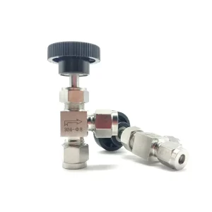 304 Stainless Steel Right Angle Ferrule Needle Valve