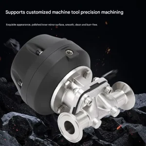 304 Stainless Steel Sanitary Pharmaceutical Mushroom Head Pneumatic Quick Installation Diaphragm Valve