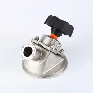 304 Stainless Steel Sanitary Tank Bottom Diaphragm Valve with Clamp-Free Quick-Release Discharge