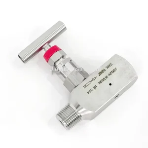 304 Stainless Steel Shutoff Needle Globe Valve 20000 PSI 6000 LB High Pressure NPT Thread Flow Control