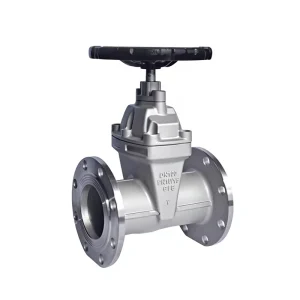 304 Stainless Steel Soft-Sealed Water Gate Valve Z45X-16P Elastic Seat Non-Rising Stem Flanged Corrosion-Resistant Room