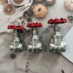 304 Stainless Steel Threaded Gate Valves Internal Thread Stainless Steel Gate Valve Thread Tap Water Switch 1/2” 3/4” 1”
