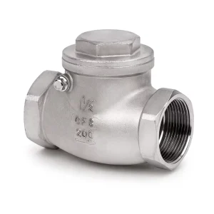 304 Stainless Steel Threaded Vertical Check Valve Non Return Valve with DN8-DN100 Port Sizes