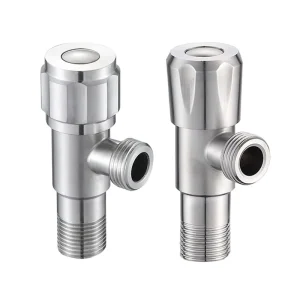 304 Stainless Steel Triangle Angle Valve with Copper Core for Hot and Cold Water, Toilet, and Water Heater