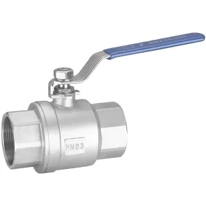 304 Stainless Steel Two Piece Ball Valve NPS High Pressure Resistant Manual Ball Valve