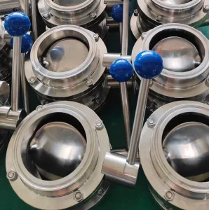 304 Tri Clamp Butterfly Valve for Pipeline