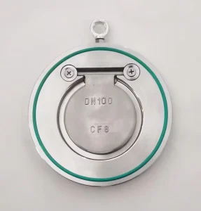 304 stainless steel single disc wafer check valve double disc check valve spring check valve