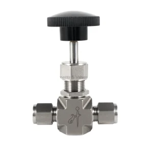 316 1 2 Stainless Steel OD Needle Valve for Oil Sampling System