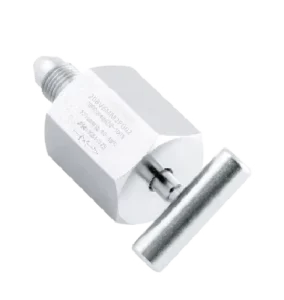 316 Stainless Steel Bleed Valve 30000 PSI Acid Compatible Needle Type 1-Way Manual Operated 1/4 in 3/8 in