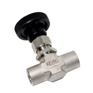 316 Stainless Steel Manual High Pressure Double Female Needle Valve 1 4in for Gas High Temperature Flow Control & Shut off