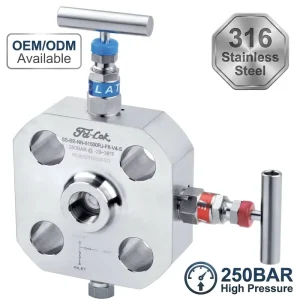 316 Stainless Steel Manual Isolating Valve Single Block Bleed Needle High Pressure Oil/Gas/Water Media High Temperature