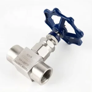 316 Stainless Steel Needle Valve 1/2 NPTF Female Thread 6000 psi High Pressure with Optional Handle