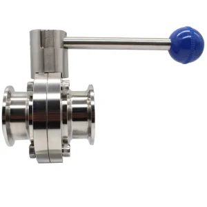 316L/304 Stainless Steel Sanitary Quick Connect Butterfly Valve