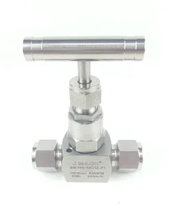 316L One Piece Manual High Temperature 1-Way Needle Globe Valve for Water Media