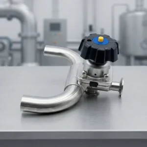 316L SS Manual Sanitary Diaphragm Valve U Type Weld End Design for Pharma and Food Processing Pipelines Sanitary Diaphragm Valve