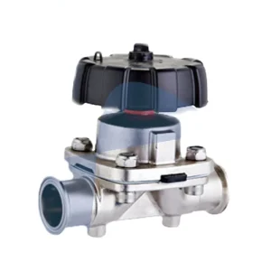 316L Sanitary Grade Stainless Steel Manual Cut Off Diaphragm Valve Food Grade Clamp Type Welded Quick Assembly Multi Port