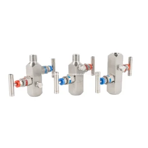 316L Stainless Steel Customized High Pressure Needle Gauge Valves Manifold for Oil