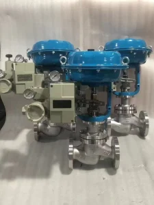 316L Stainless Steel Pneumatic Globe Control Valve 2 Inch DN50 PN16 with Smart Positioner