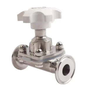 316L Stainless Steel Sanitary Manual Tri-Clamp Quick-Coupling Diaphragm Valve