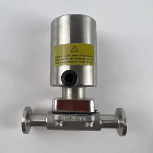 316L Stainless Steel Sanitary Pneumatic Diaphragm Valve Quick Installation Diaphragm Valve for Food and Pharmacy