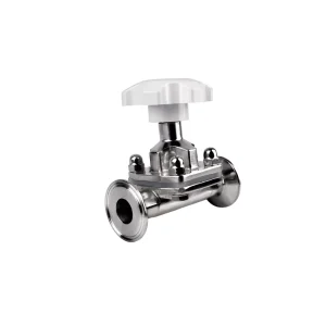 316L Stainless Steel Tri Clamp Pneumatic Diaphragm Valve for High Temperature Water