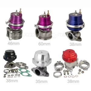 38mm Universal Adjust External Turbo’s Wastegate RED BLUE SILVER BLACK Purple